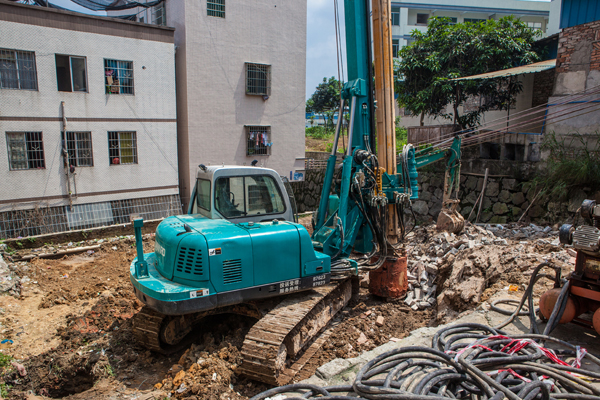 PA视讯平台田园金刚系列旋挖钻机基础施工显本领