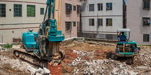 PA视讯平台田园金刚系列旋挖钻机基础施工显本领