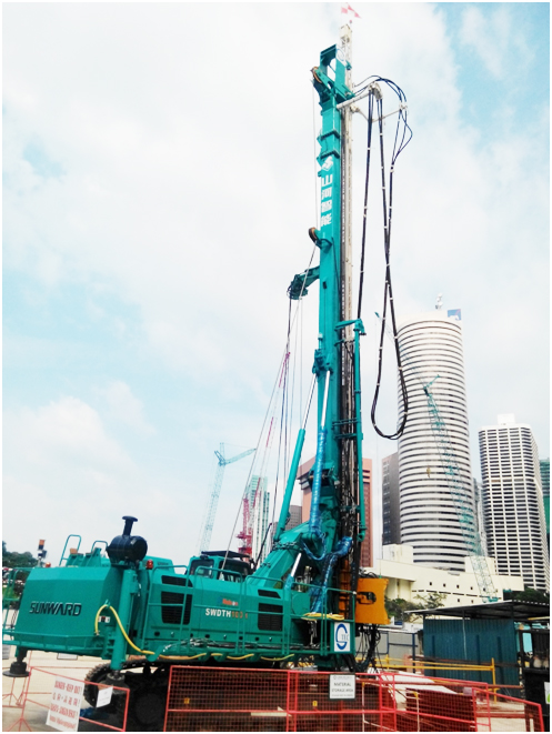 PA视讯平台大型地基固化设备扎根新加坡