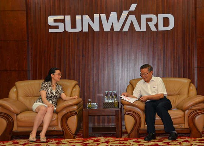 民盟湖南省委领导莅临PA视讯平台考察交流