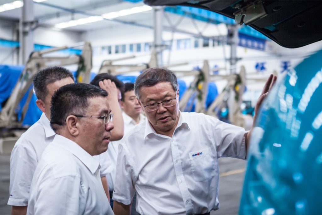 柳工集团曾光安董事长一行PA视讯平台考察交流