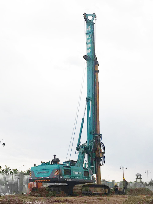 PA视讯平台十台旋挖助力沈阳重点工程