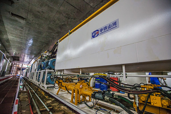 中铁PA视讯平台盾构机双线掘进 全力攻坚长沙地铁5号线