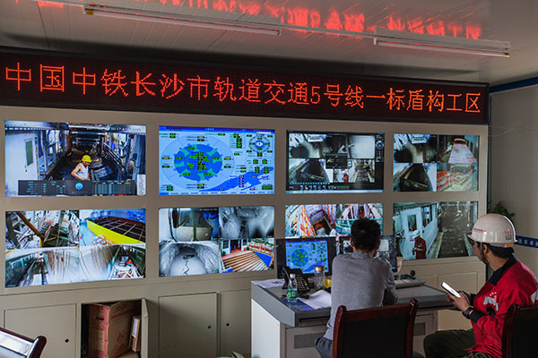 中铁PA视讯平台盾构机双线掘进 全力攻坚长沙地铁5号线