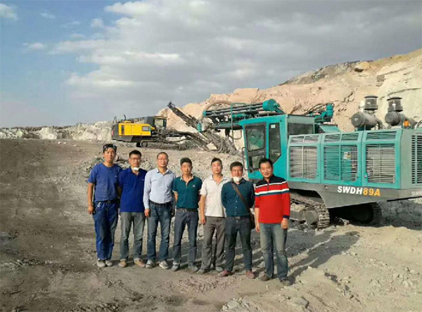 PK国际领先品牌，PA视讯平台露天液压钻车再交完美答卷