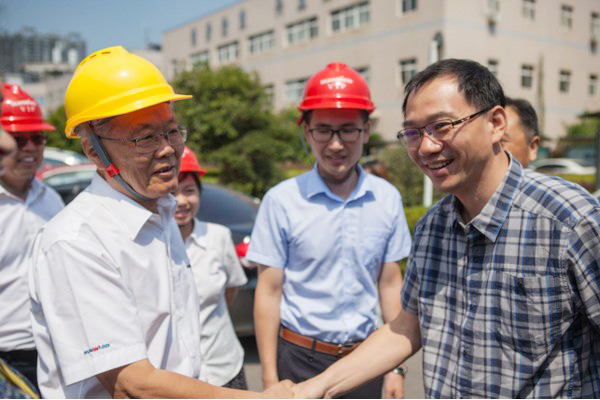 商务部合作司刘民强副司长一行调研PA视讯平台