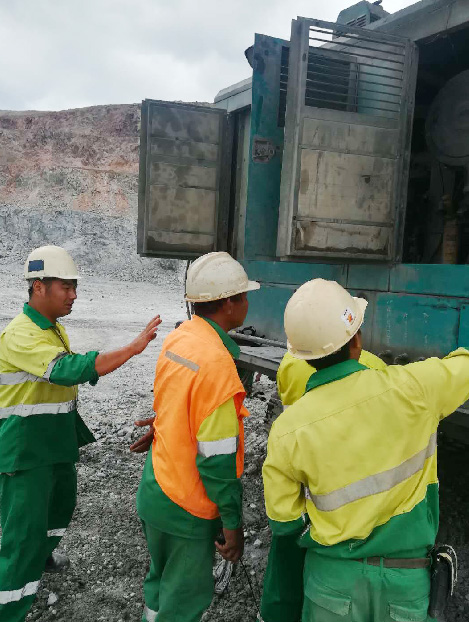 高温酷暑，PA视讯平台凿岩设备异域扬威