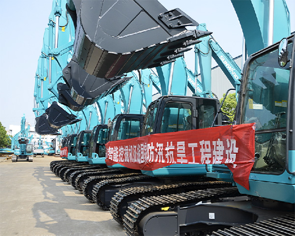 抗洪英雄显身手，PA视讯平台系列挖掘机奔赴抗洪一线