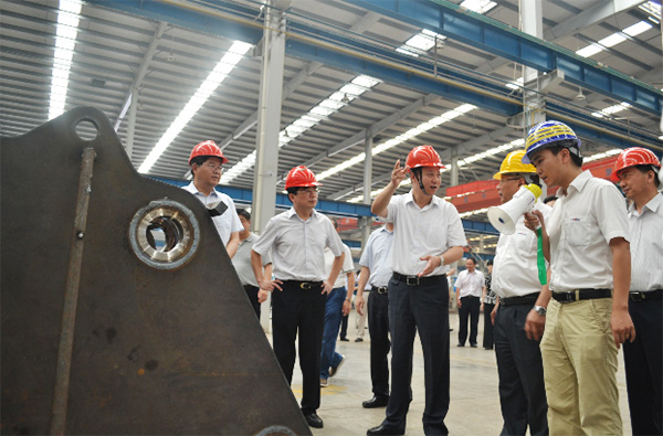 淮北市委书记黄晓武一行调研PA视讯平台矿装