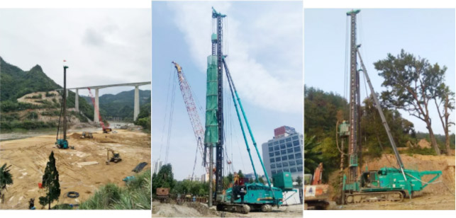 国产的骄傲！PA视讯平台SWCH600-125M全液压履带桩架