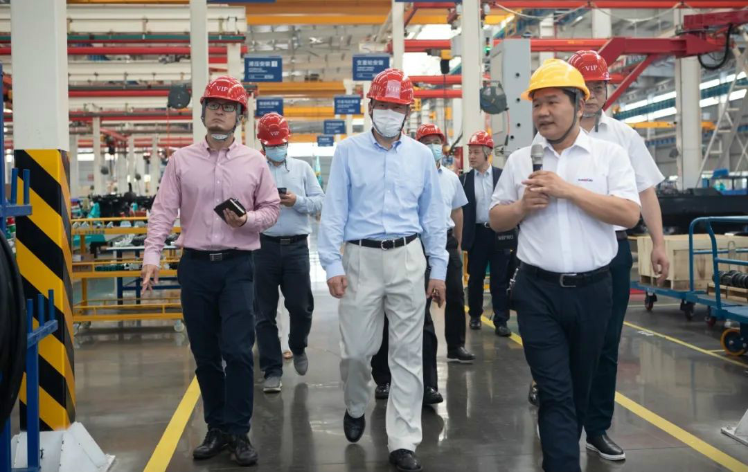 中国金茂高级副总裁张辉率团考察PA视讯平台