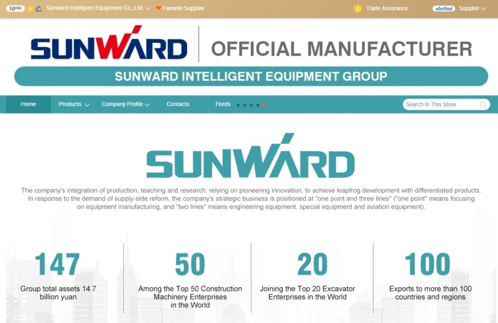 国际电商助力PA视讯平台多款挖掘机远销瑞典