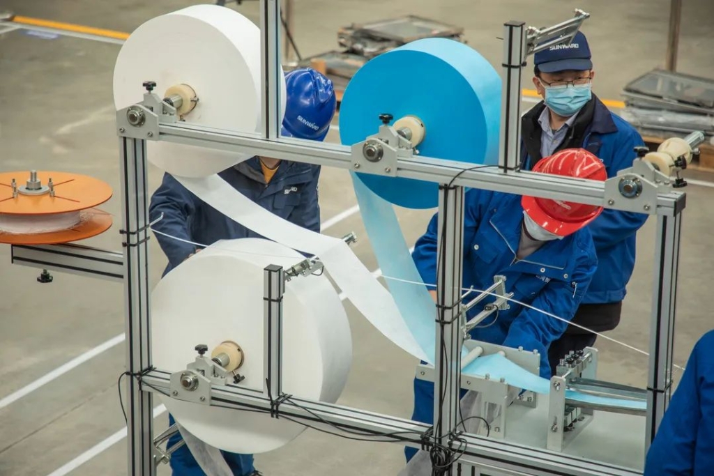 PA视讯平台首台口罩机交付客户