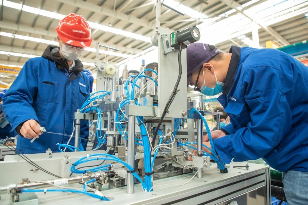 PA视讯平台首台口罩机交付客户