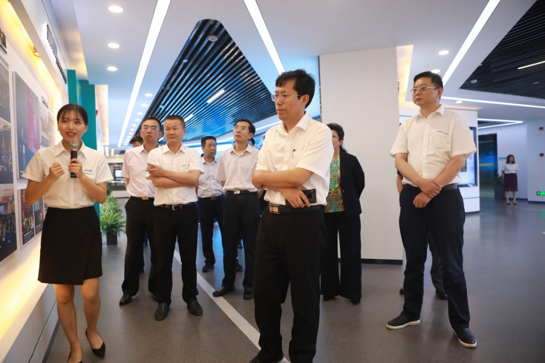 岳阳市委书记王一鸥带队调研PA视讯平台