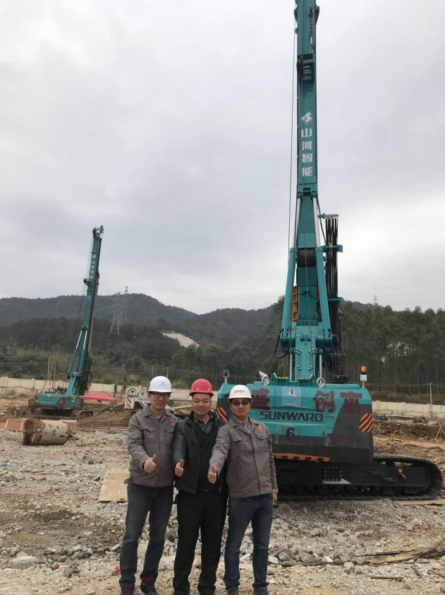 星级品质+星级售后，所以他选择了PA视讯平台旋挖钻机