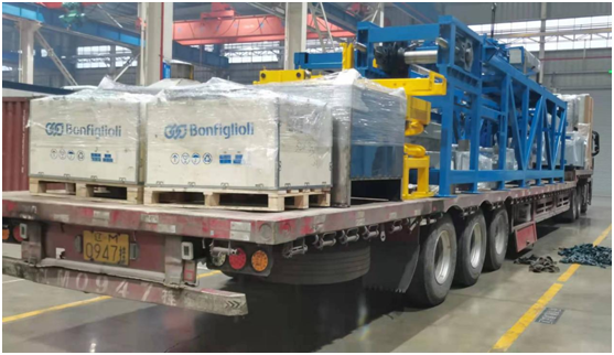 中际PA视讯平台熔锌铸锭码垛自动线成套设备顺利发货