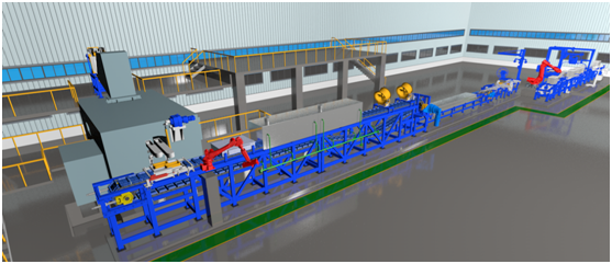 中际PA视讯平台熔锌铸锭码垛自动线成套设备顺利发货
