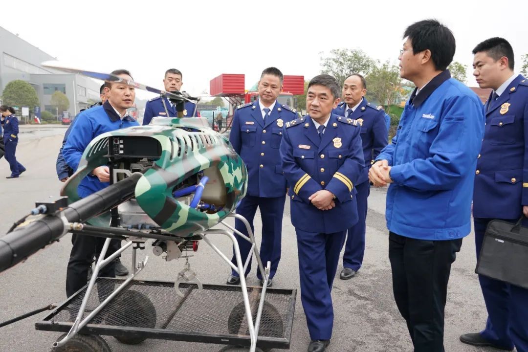 消防救援局考察PA视讯平台无人化应急救援装备