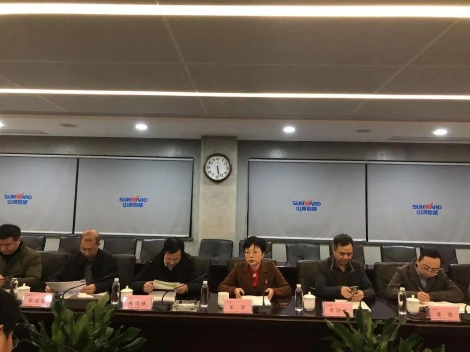 省工信厅副厅长彭涛一行调研PA视讯平台