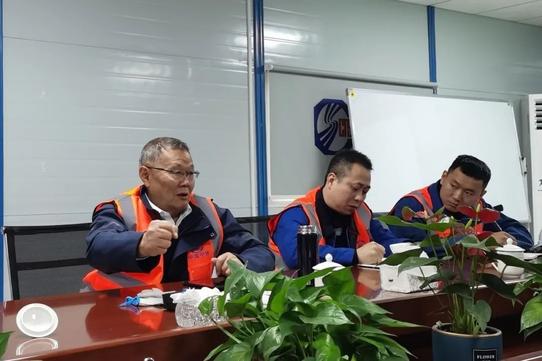 何清华亲临中铁PA视讯平台盾构施工项目指导工作
