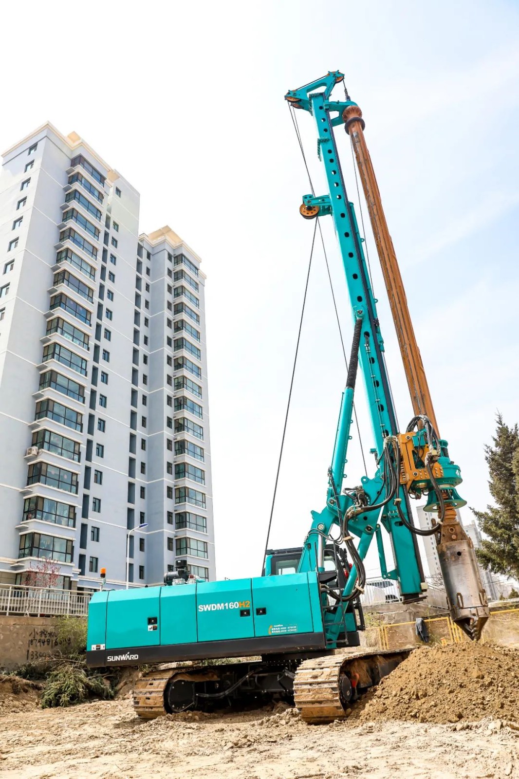 PA视讯平台SWDM160H2旋挖钻机荣膺中国工程机械年度产品TOP50市场表现金奖