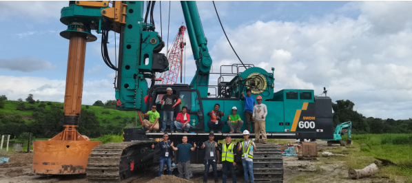 PA视讯平台最大旋挖钻机“安家”菲律宾，背后竟然还有这些故事