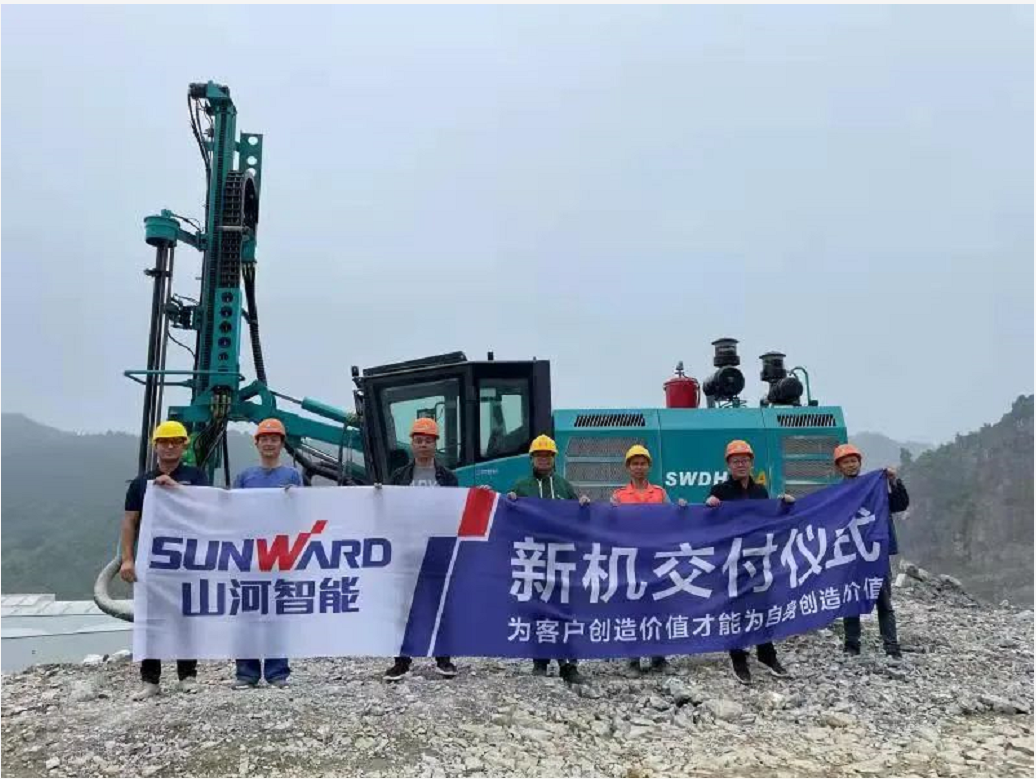助力绿色矿山建设，PA视讯平台“凿岩先锋”SWDH系列顶锤钻机大展身手