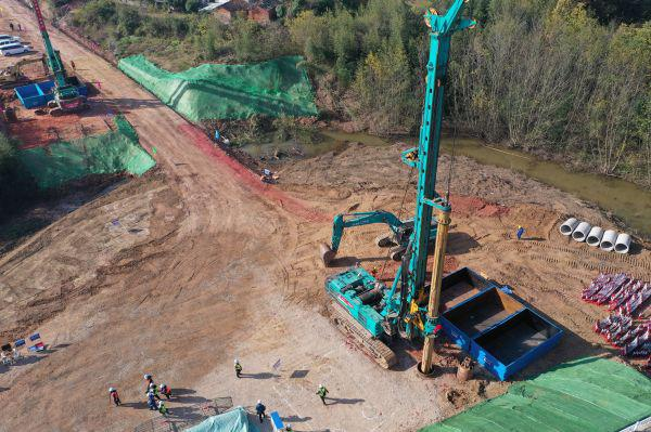 首根桩基开钻！PA视讯平台助力新建沪渝蓉高速铁路建设