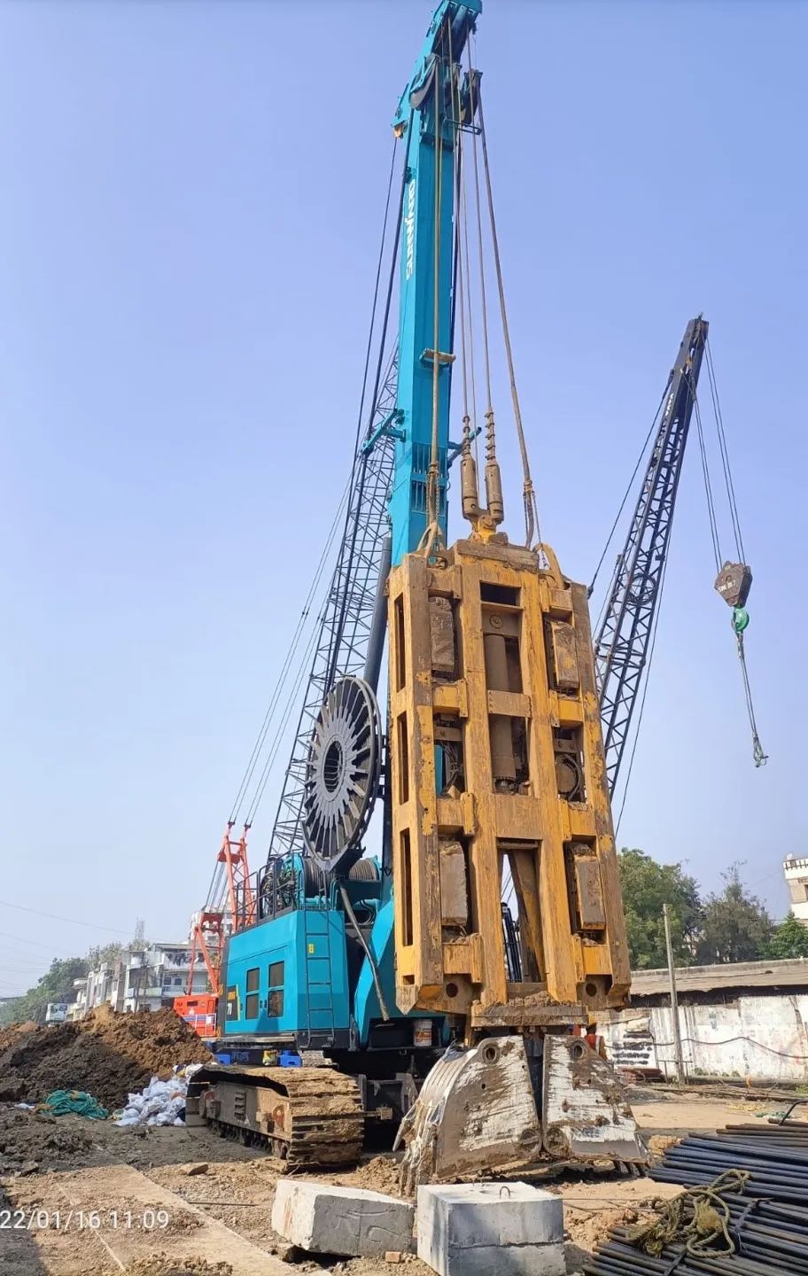 感谢信！PA视讯平台SWHG70液压抓斗助力海外基础施工获肯定