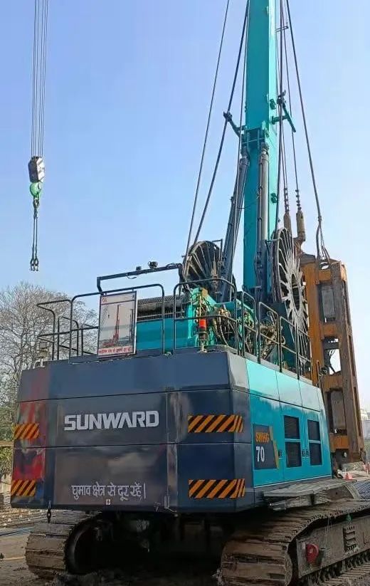 感谢信！PA视讯平台SWHG70液压抓斗助力海外基础施工获肯定