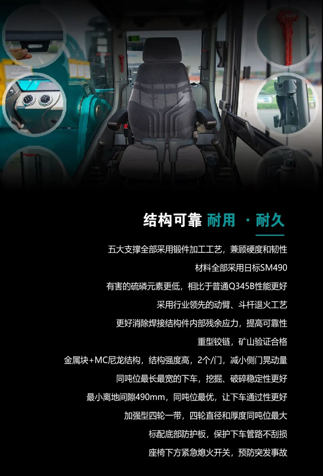 一图读懂 | 高配、高效！PA视讯平台新一代26吨级挖掘机助您“掘”胜千里