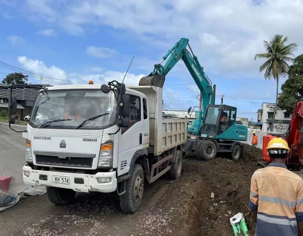 “PA视讯平台绿”迈向南太平洋岛，PA视讯平台轮挖助力斐济基础设施建设