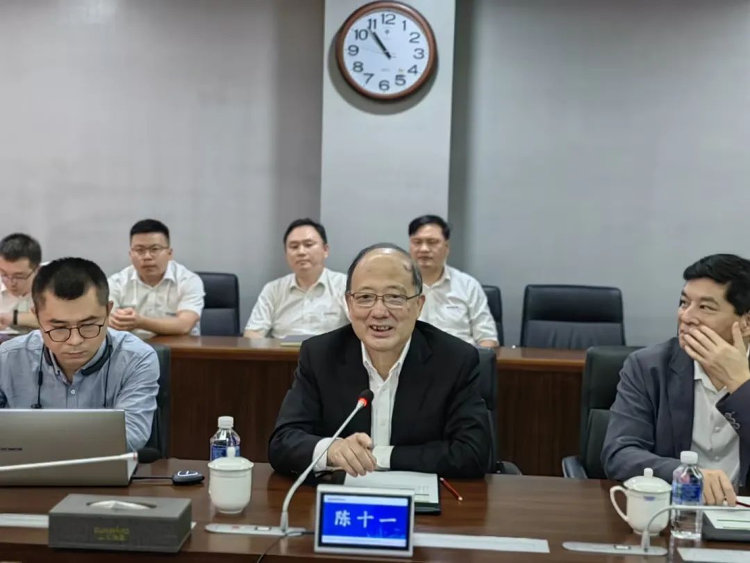 中国科学院院士陈十一率队到访PA视讯平台