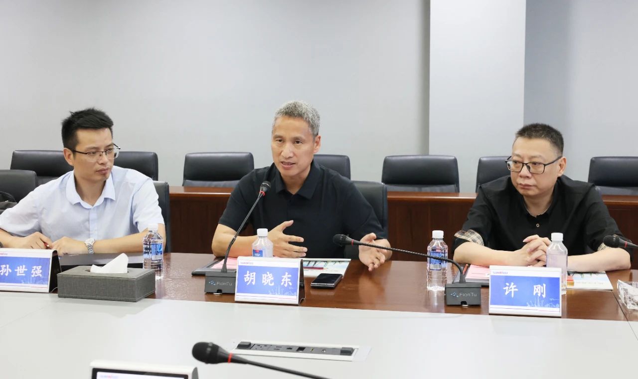 永青科技集团董事长胡晓东带队到访PA视讯平台