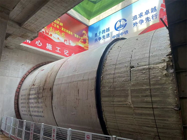 首战华东市场！中铁PA视讯平台杭德市域铁路工程地莫区间左线盾构机顺利始发