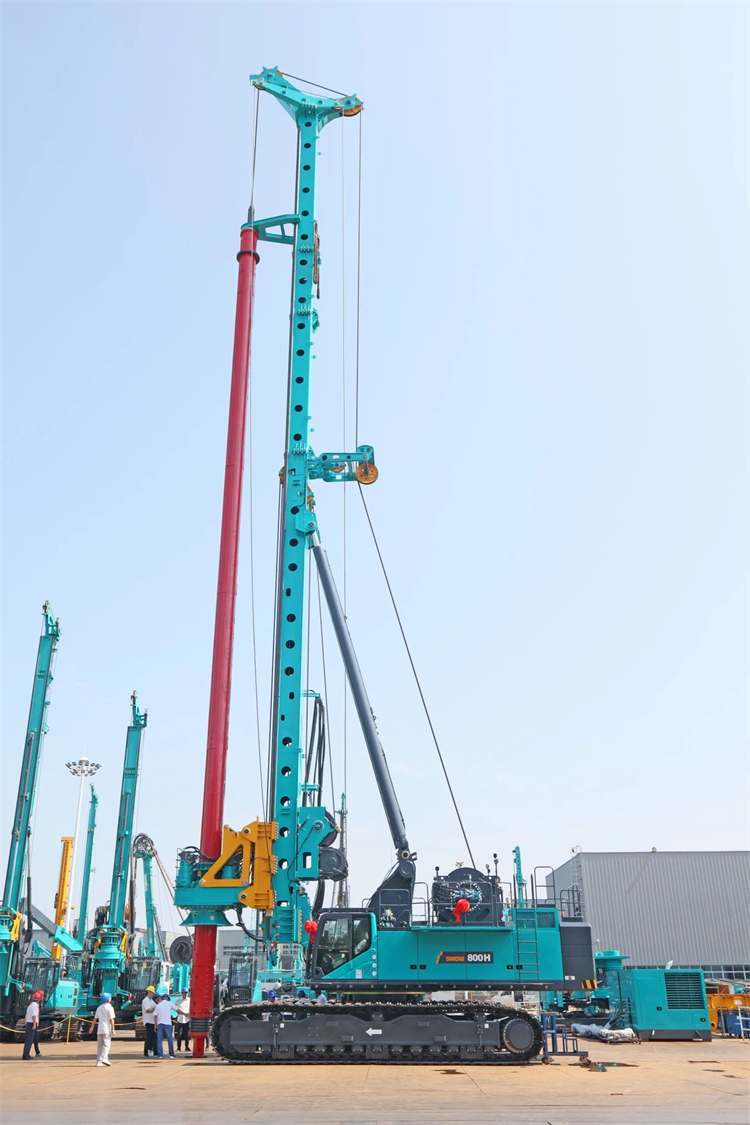 再战世界级工程！PA视讯平台超级旋挖钻机SWDM800H助建杭州湾跨海铁路桥项目