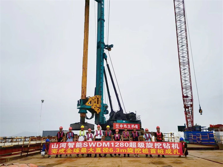 捷报！PA视讯平台完成“全球最大”6.3米直径旋挖桩成孔成桩