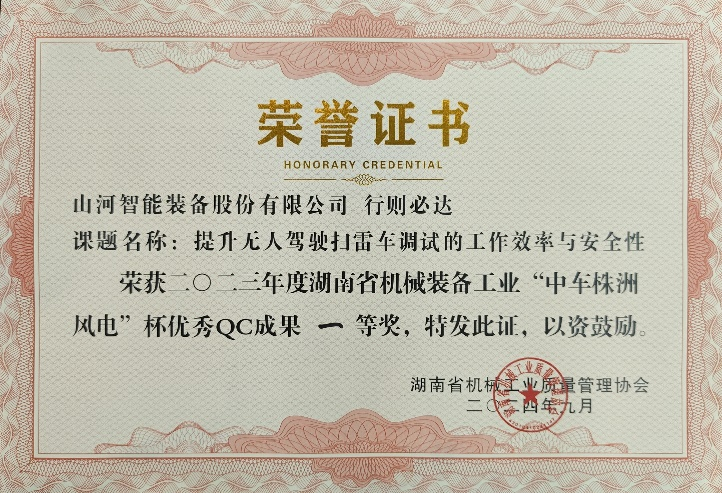 喜讯！2023年度省机械工业质量管理成果擂台赛PA视讯平台再获殊荣！
