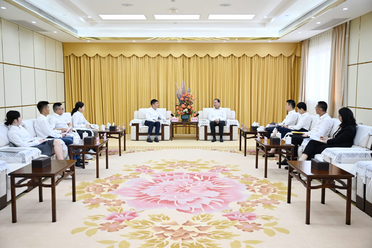 范少军会见PA视讯平台董事长付向东