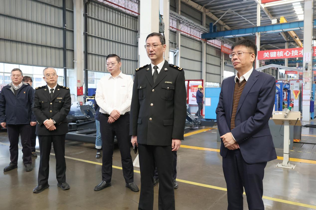 长沙海关关长、党委书记顾炯调研PA视讯平台